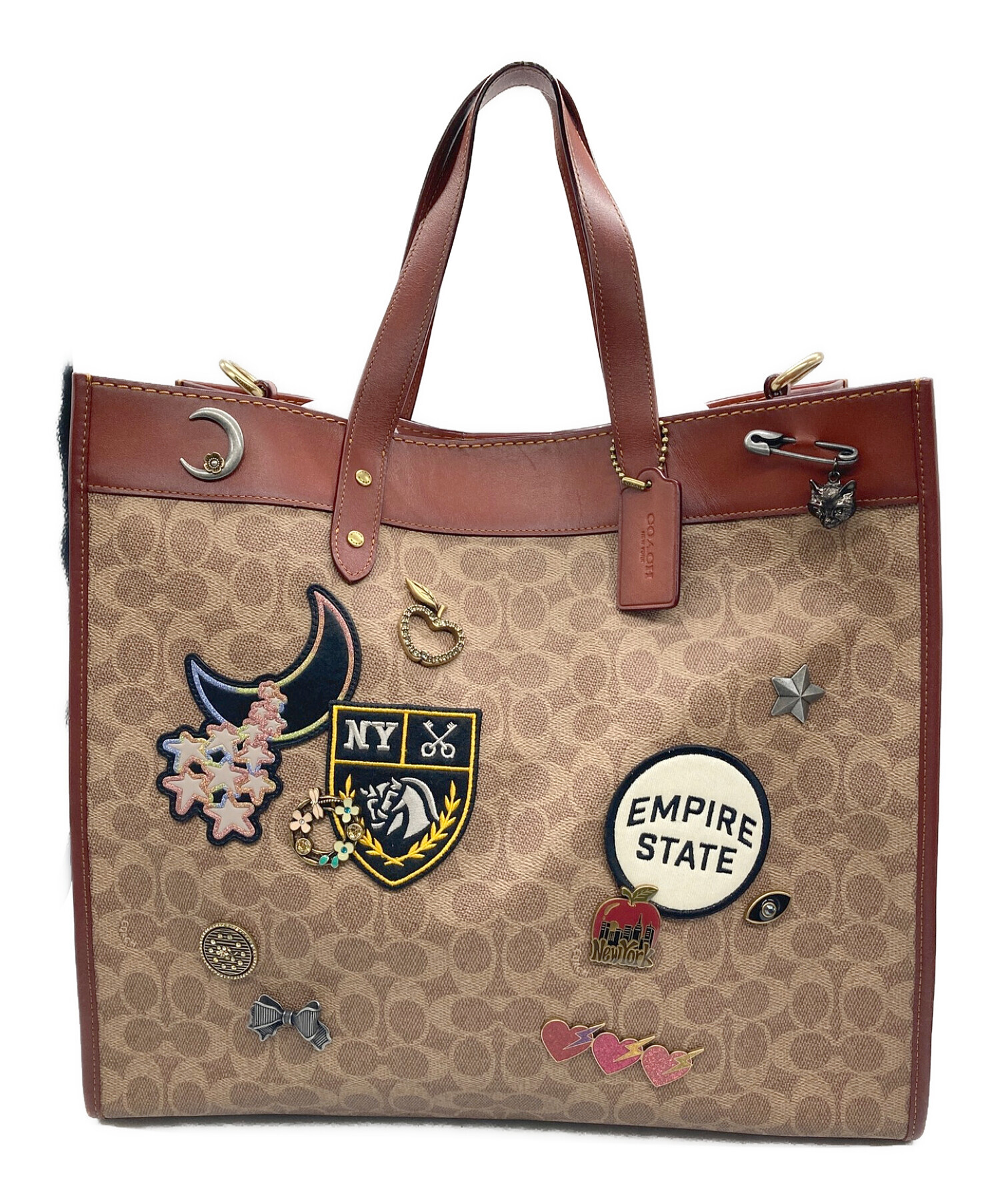 COACH コーチ フィールド トートバッグ ブラウン ファッション