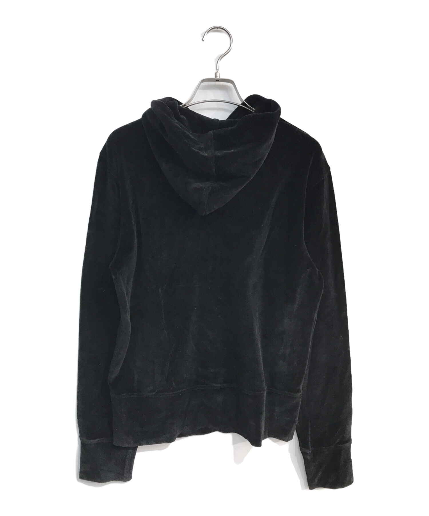 中古・古着通販】GUCCI (グッチ) ベロアパーカー ブラック サイズ:S 