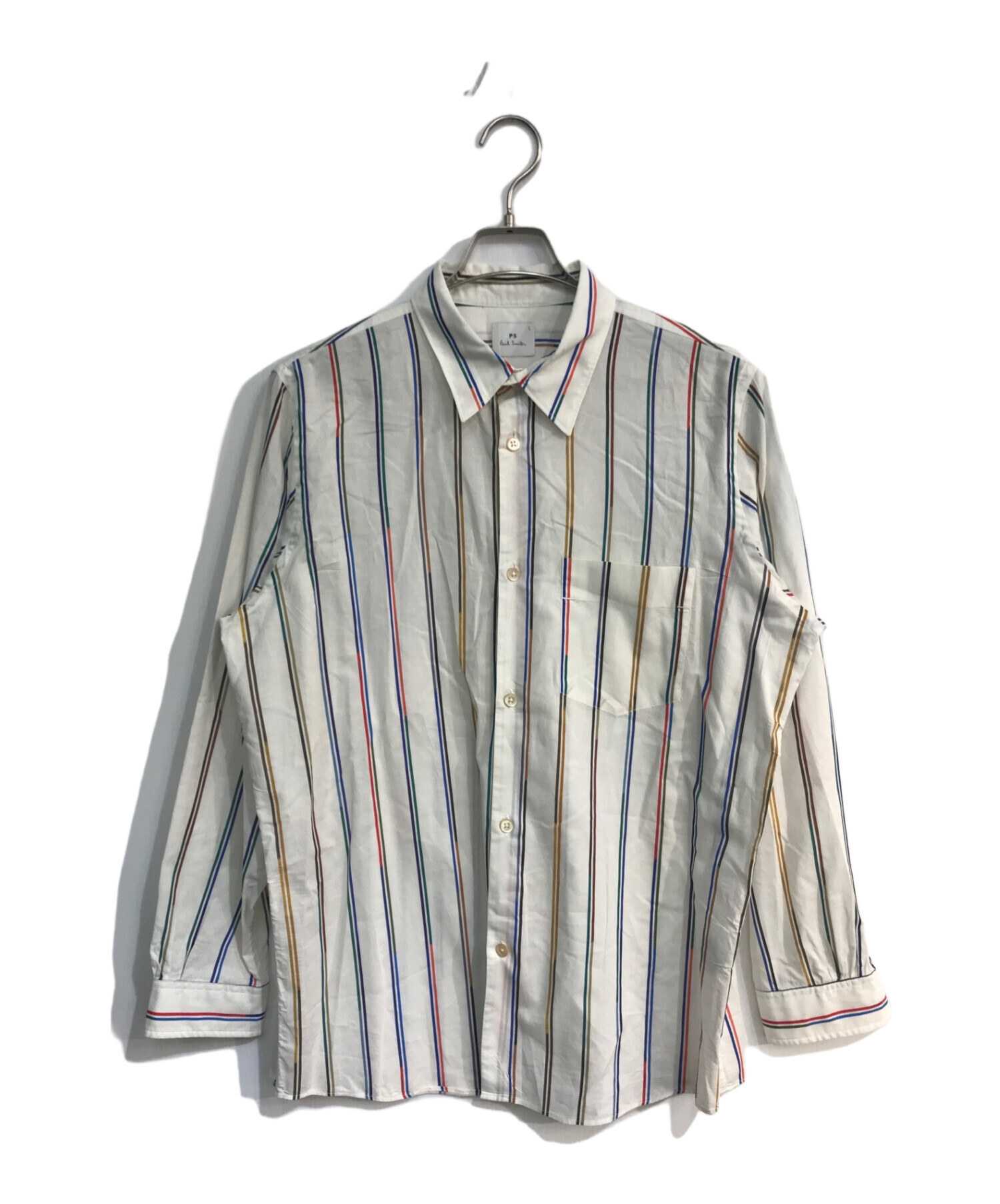 中古・古着通販】PS Paul Smith (PSポールスミス) ストライプシャツ 