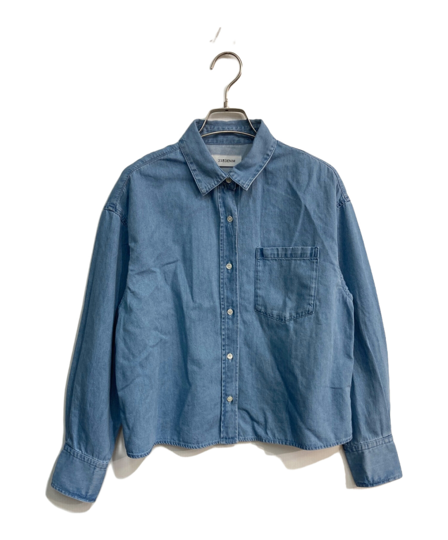 中古・古着通販】23区 (ニジュウサンク) ライトダンガリー クロップド 
