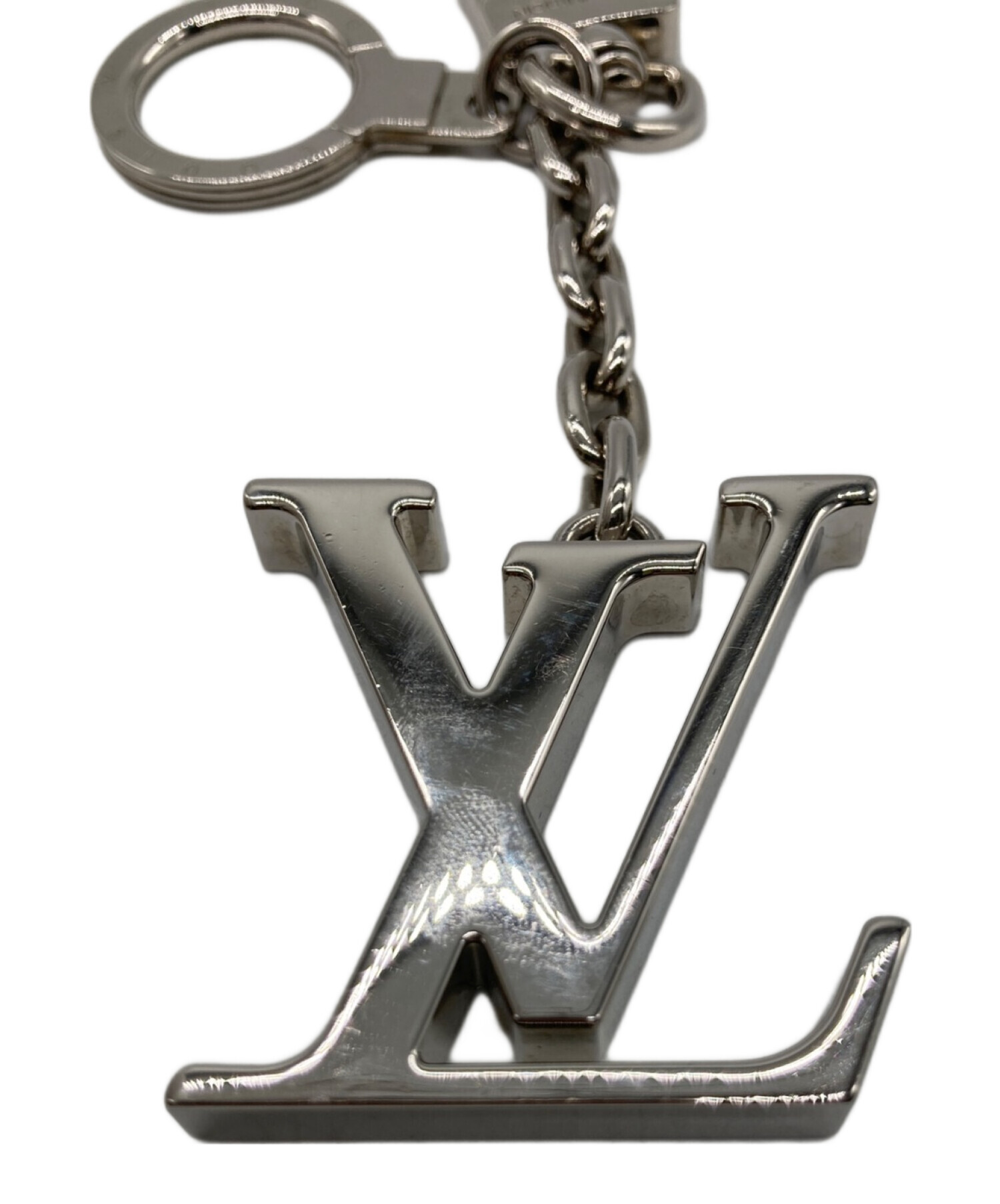 新品 ルイヴィトン ポルト クレ イニシャル LV チャーム シルバー