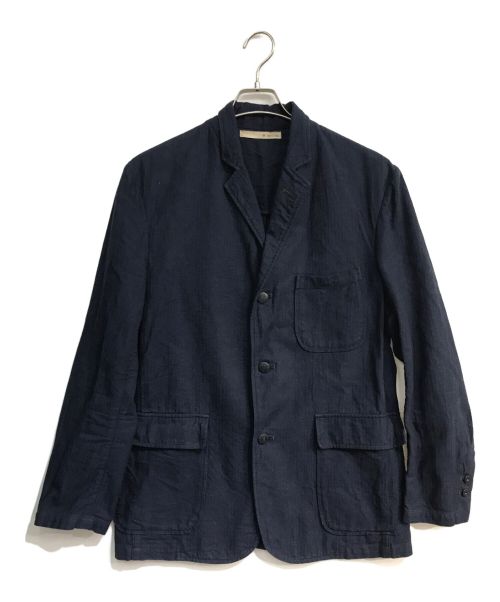 良品】BONCOURA ボンクラ インディゴヘリンボーン モッズコート 36 