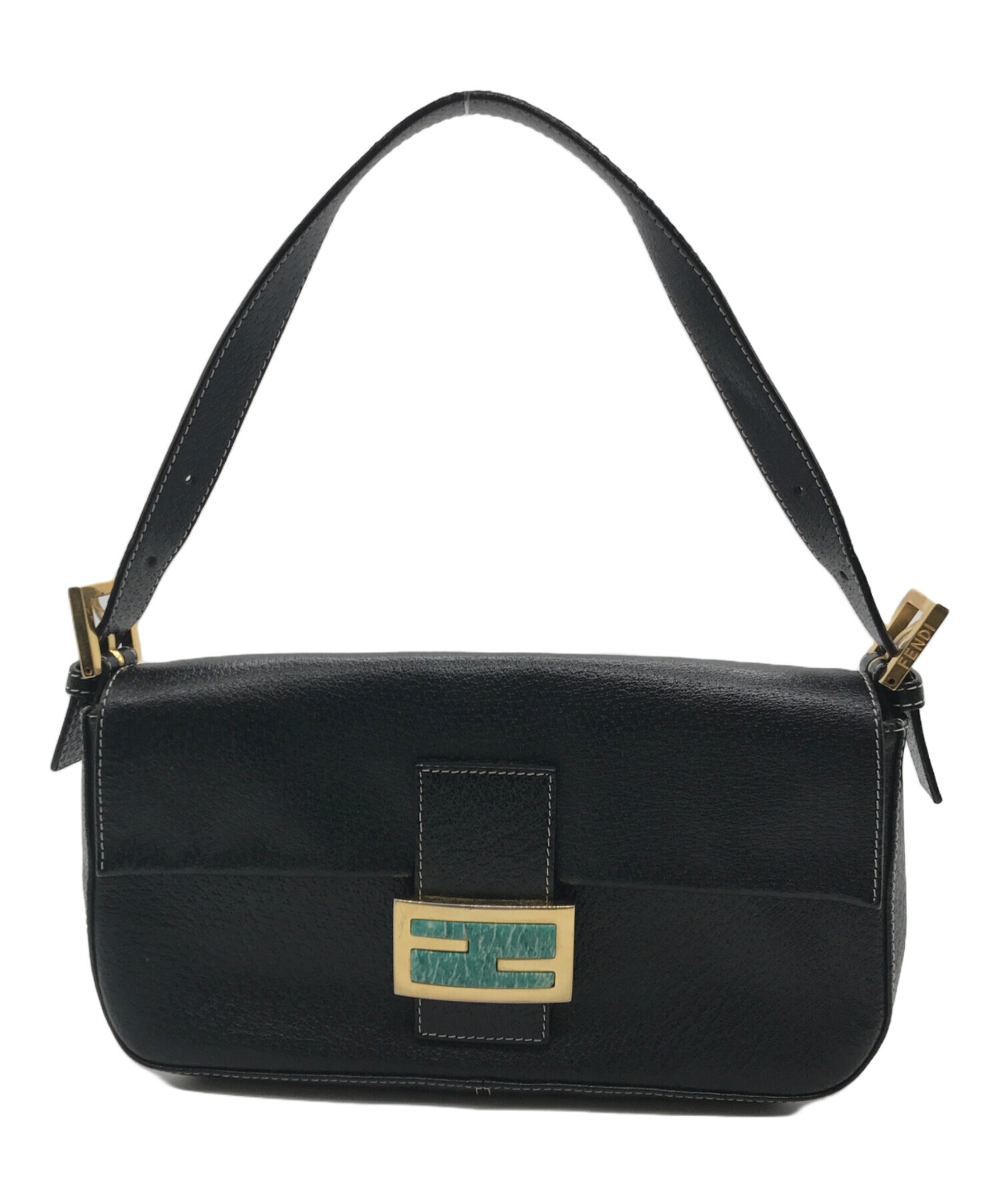 中古・古着通販】FENDI (フェンディ) オールレザー マンマバケット 