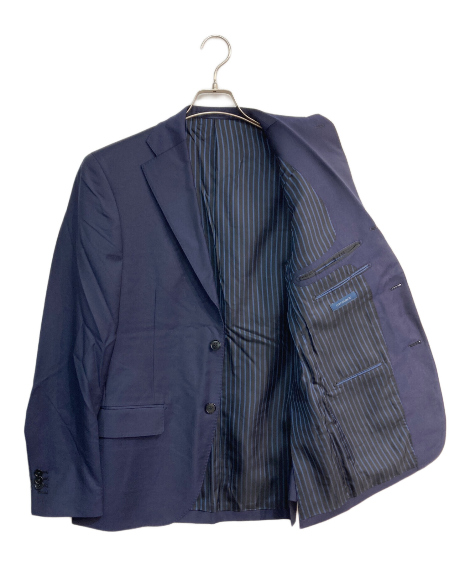 中古】ディファレンス DIFFERENCE ウールポリエステル チェック 2つ 