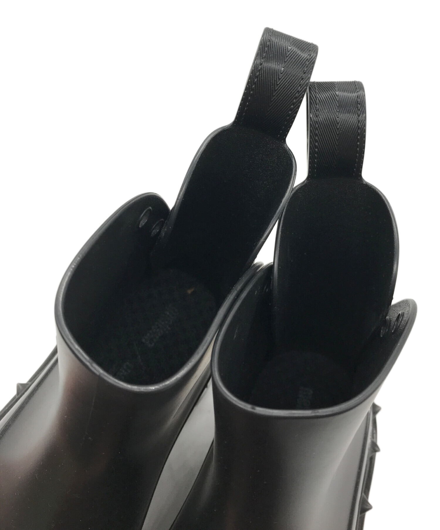 Melissa x Undercover Spikes しょっぱくっ ブラック アンクルブーツ