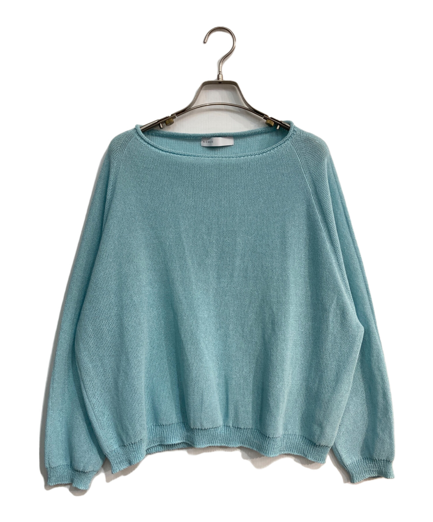 NOBLE ペーパーヤーン裏天竺プルオーバー 新品未使用】NOBLE ペーパー