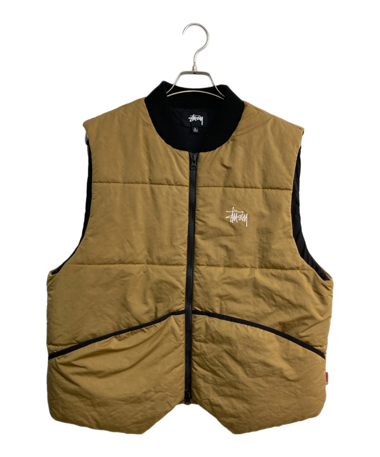 中古・古着通販】stussy (ステューシー) PRIMALOFT QUILTED VEST 
