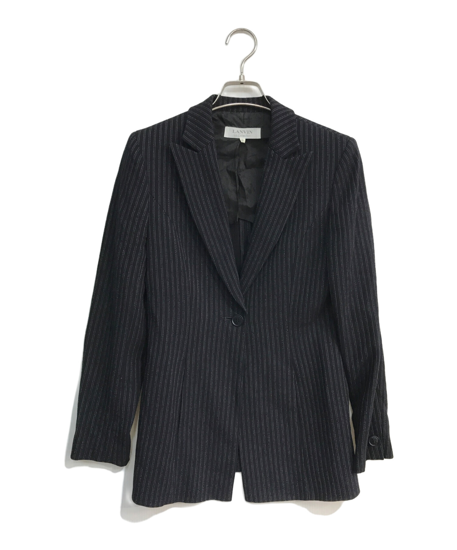 中古・古着通販】LANVIN (ライバン) セットアップ ブラック サイズ:S  