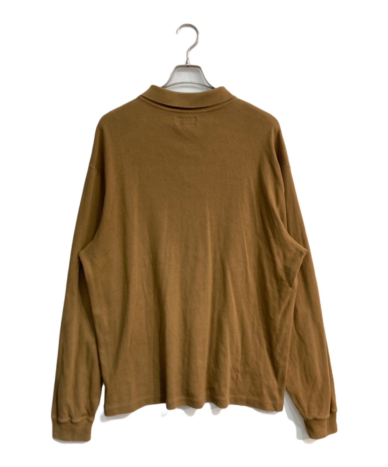 中古・古着通販】stussy (ステューシー) LS RIB POLO 1140311 ブラウン 