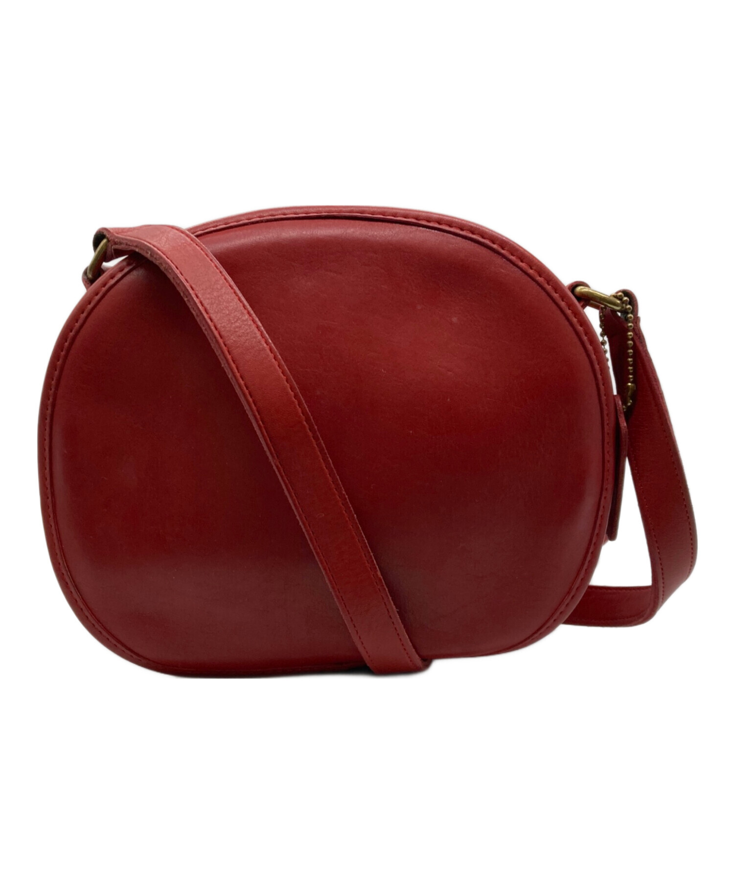 美品 OLD COACH ラウンド型 9901 80年代 USA製 キャンティーン レッド  