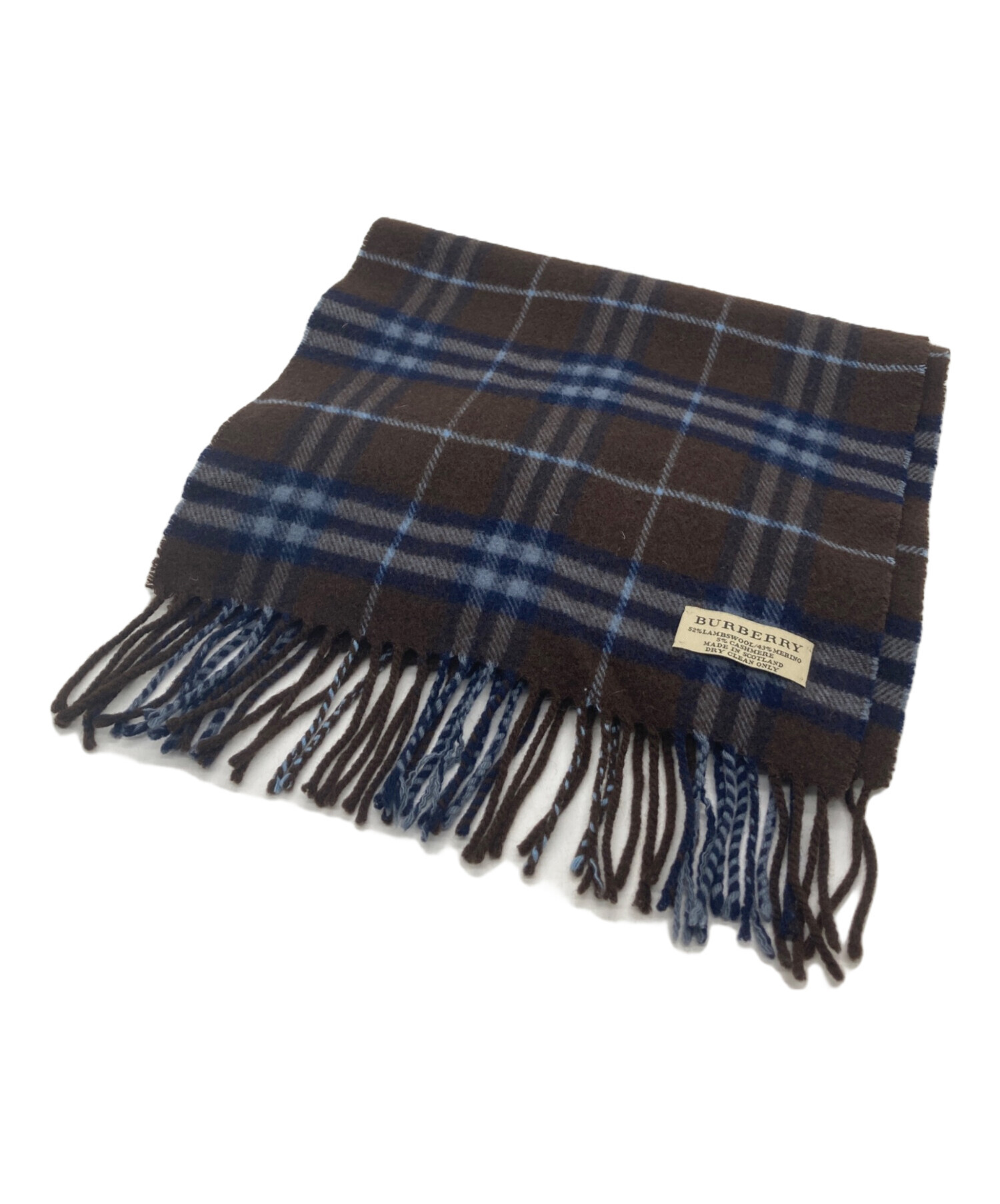 BURBERRY ウール毛布 140x200cm ネイビー BURBERRY バーバリー 毛布 ウール100% 140×200cm 2枚