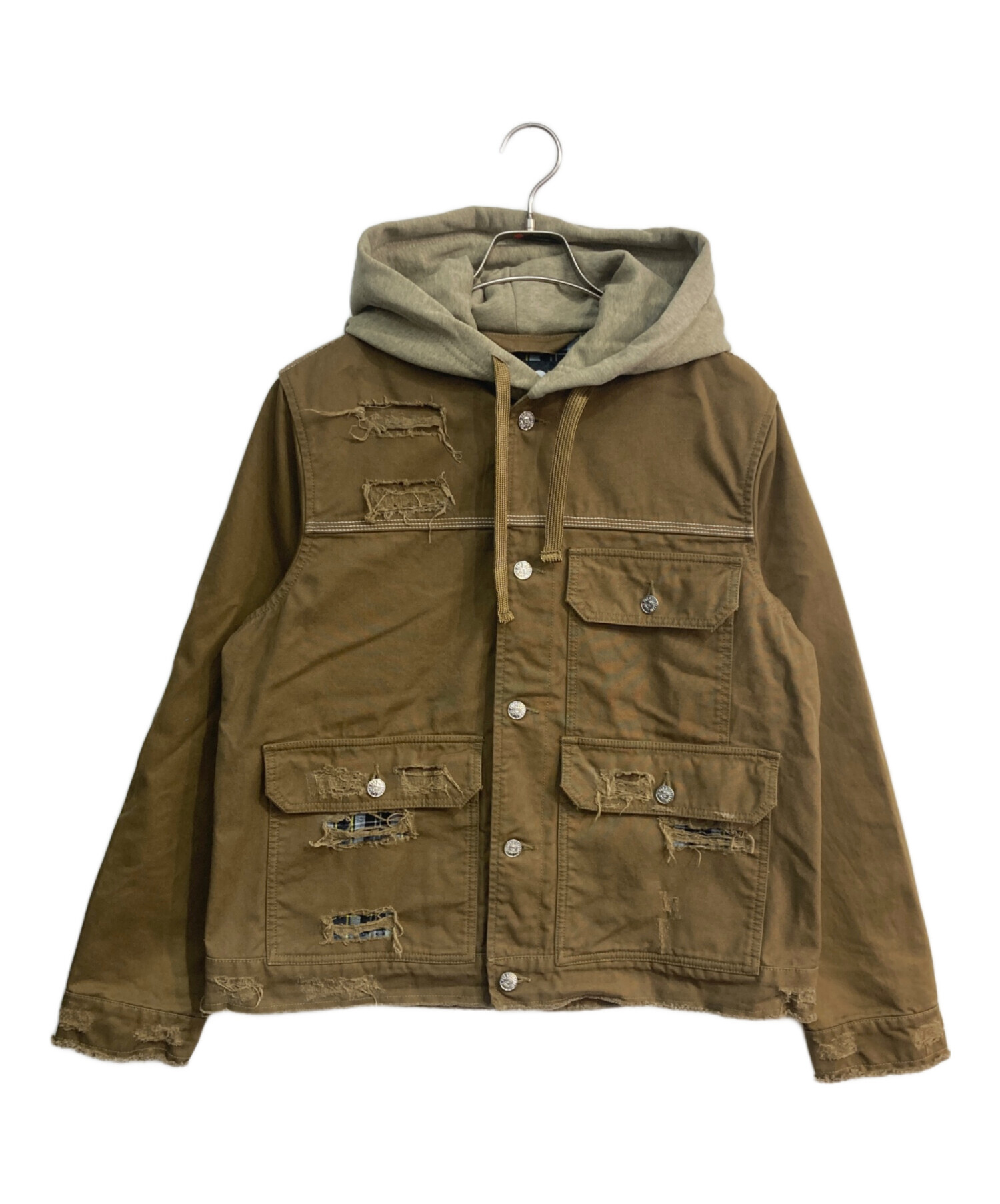 中古・古着通販】DIESEL (ディーゼル) フード付ジャケット 