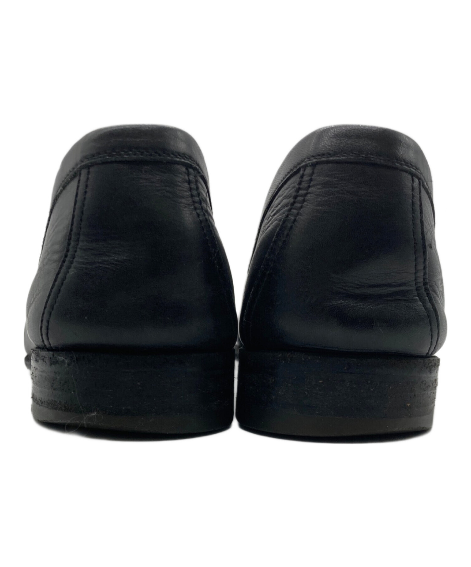 エルメスHERMES 黒レザーシューズ サイズ40