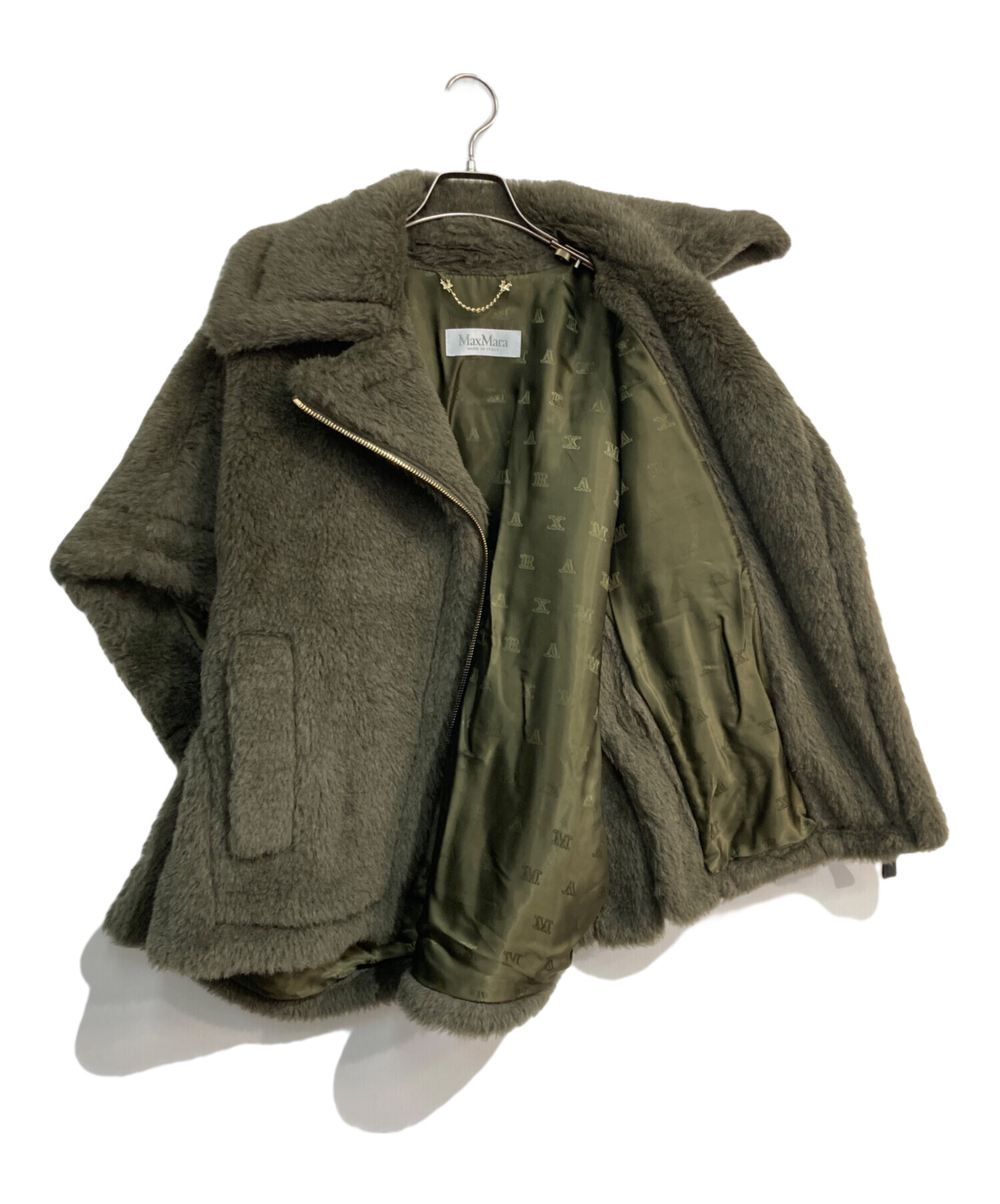 新品未使用 ベアポンチョ アルパカ素材 テディ ケープ 新品未使用 ベアポンチョ アルパカ素材 ライトブラウン テディベア