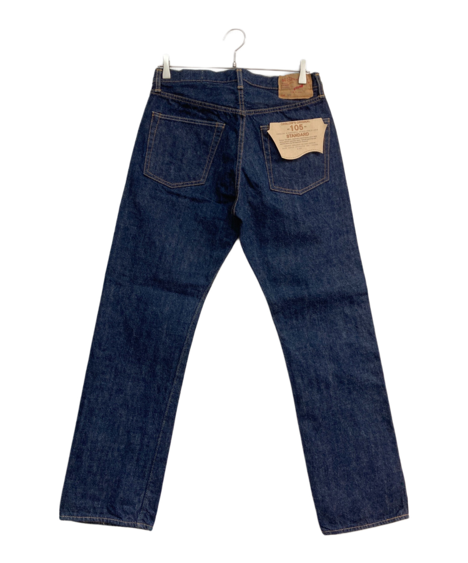 中古・古着通販】orSlow (オアスロウ) 105 セルビッチデニムパンツ 