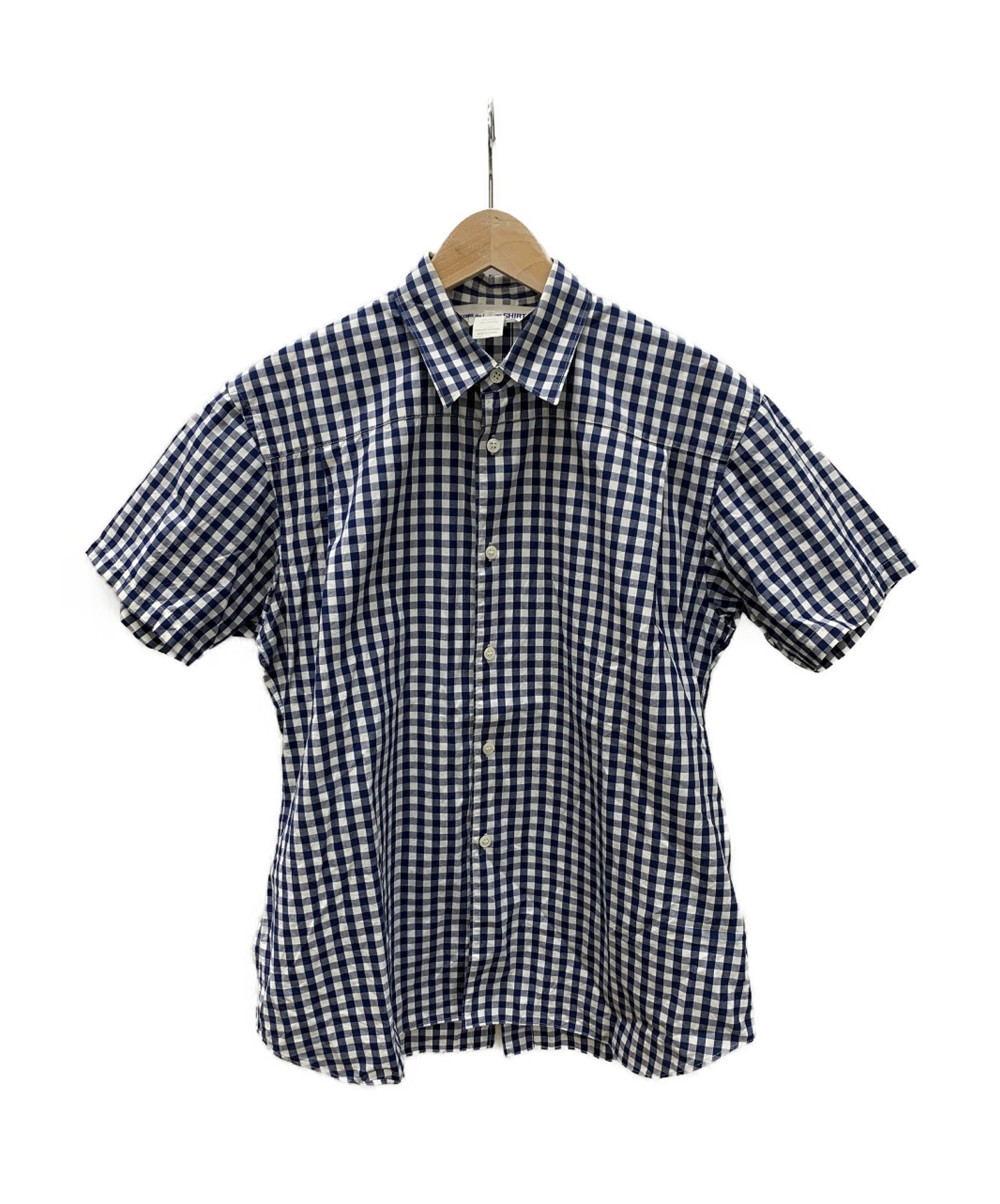 COMME des GARCONS SHIRT ギンガムチェック 半袖シャツ | kinderpartys.at