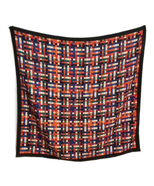 中古・古着通販】HERMES (エルメス) ボルデュック柄大判スカーフ 