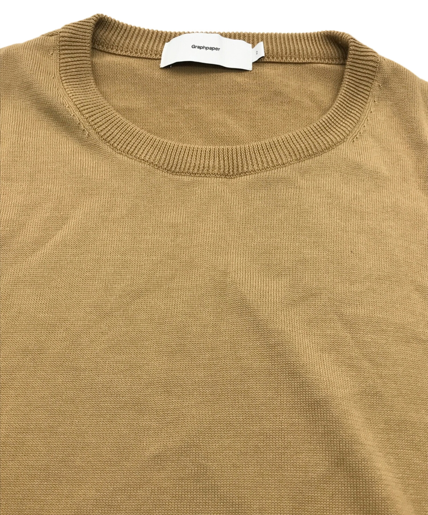 中古・古着通販】Graphpaper (グラフペーパー) SUVIN VEST -BEIGE 