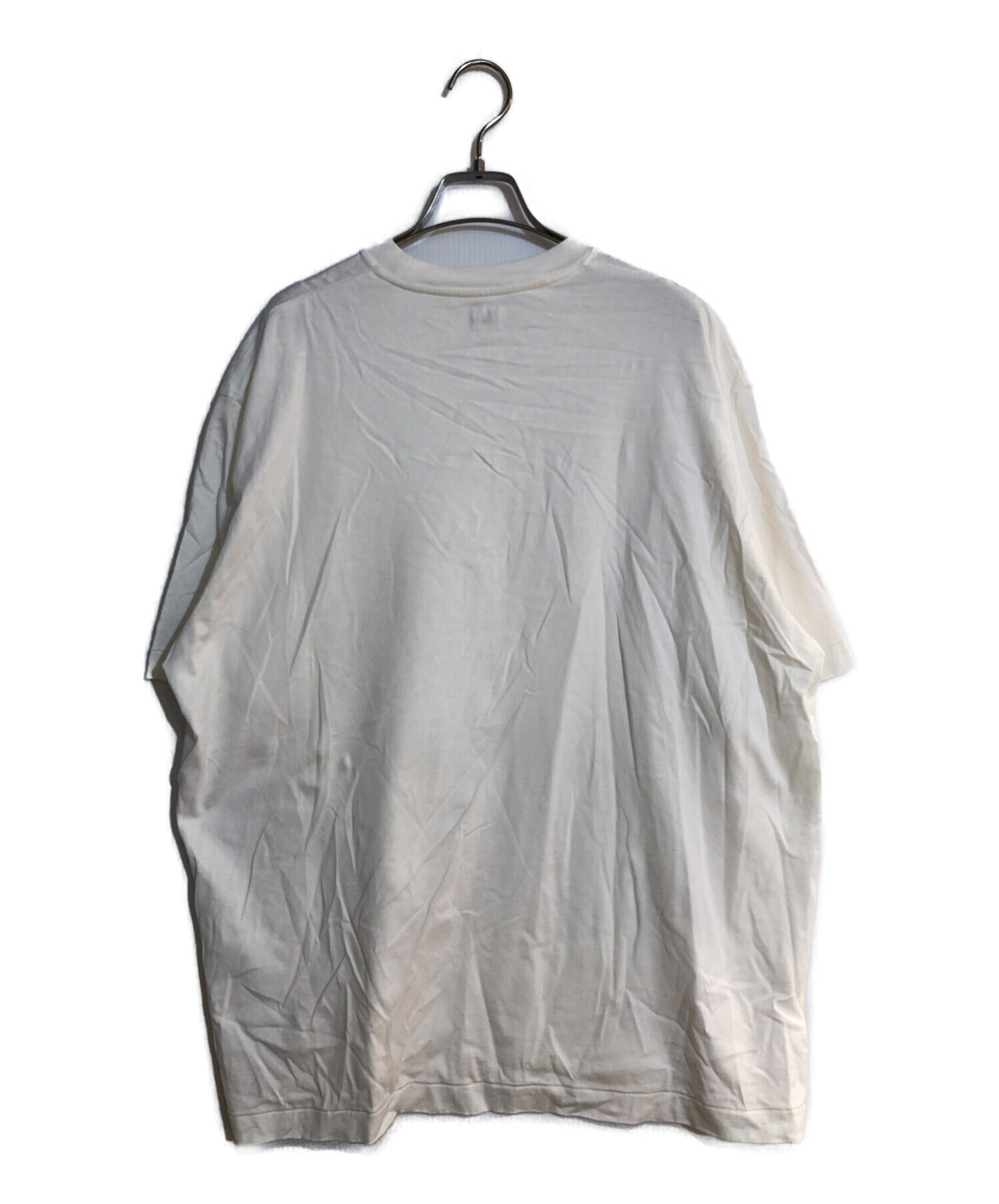 BLURHMS (ブラームス) Silk Cotton 20/80 Crewーneck BIG S/S／シルク コットン 20/80 クルー ネック  ビッグ S/S ホワイト サイズ:SIZE 4