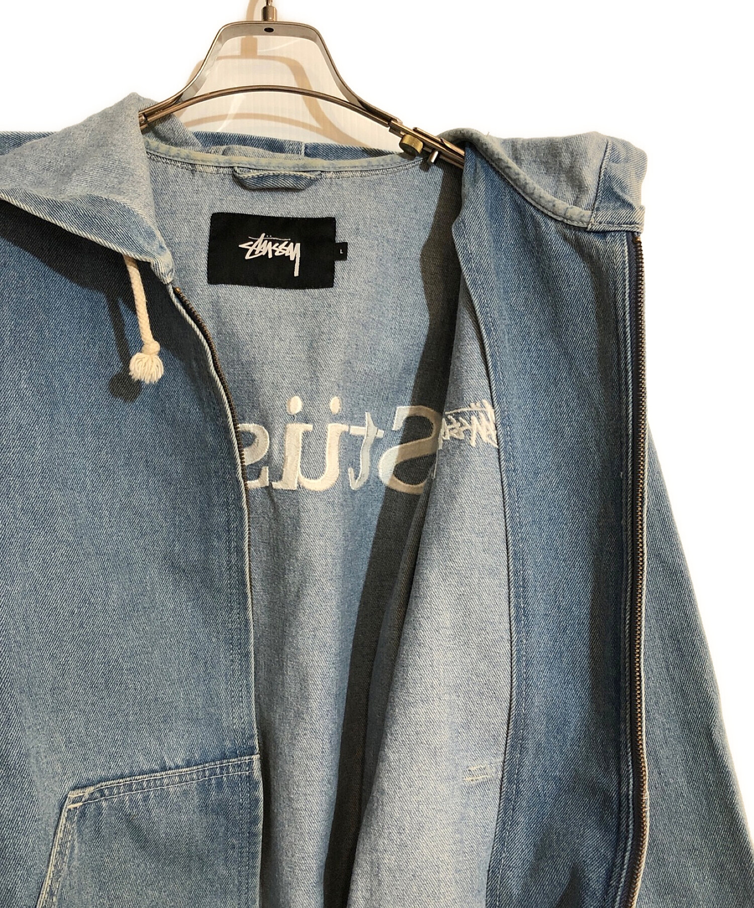 中古・古着通販】stussy (ステューシー) デニム ワークジャケット 