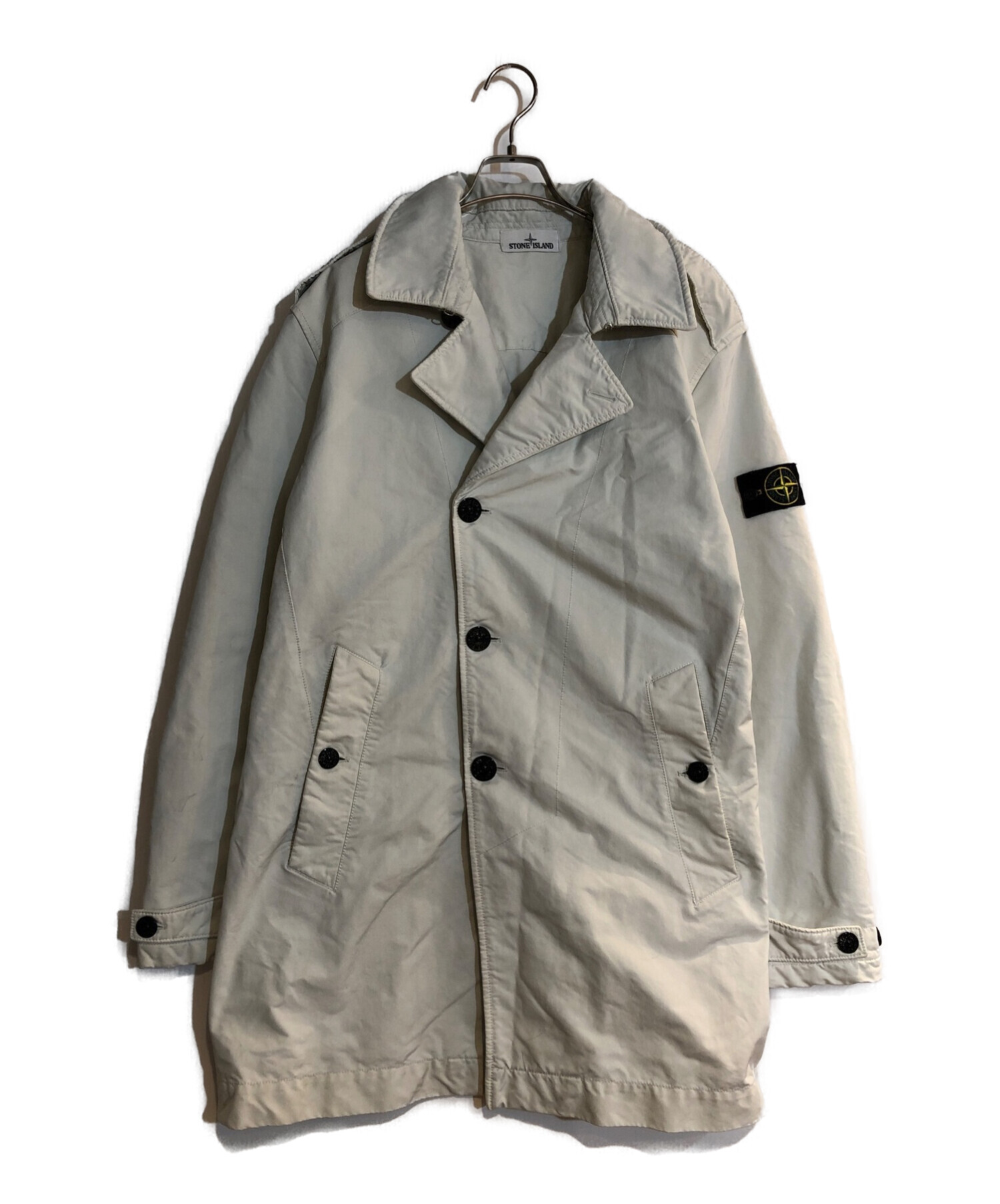 STONE ISLAND (ストーンアイランド) David-TC Trench coat/トレンチコート ホワイト サイズ:XL