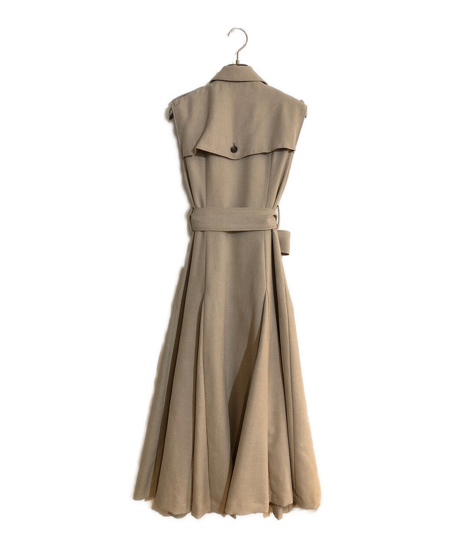 L'Or (ロル) sleeveless coat dress/スリーブレス コート ドレス ベージュ サイズ:FREE