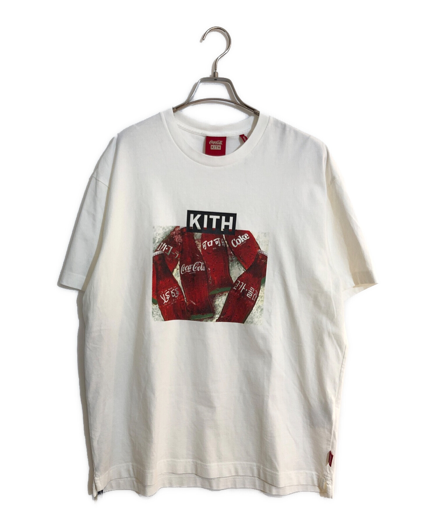 KITH× Coca-Cola (キス×コカコーラー) プリントTシャツ ホワイト サイズ:M