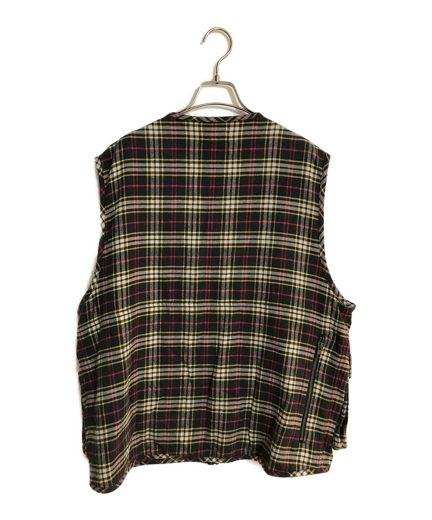 supreme Tartan Flannel Cargo Vest M 新品 www.krzysztofbialy.com