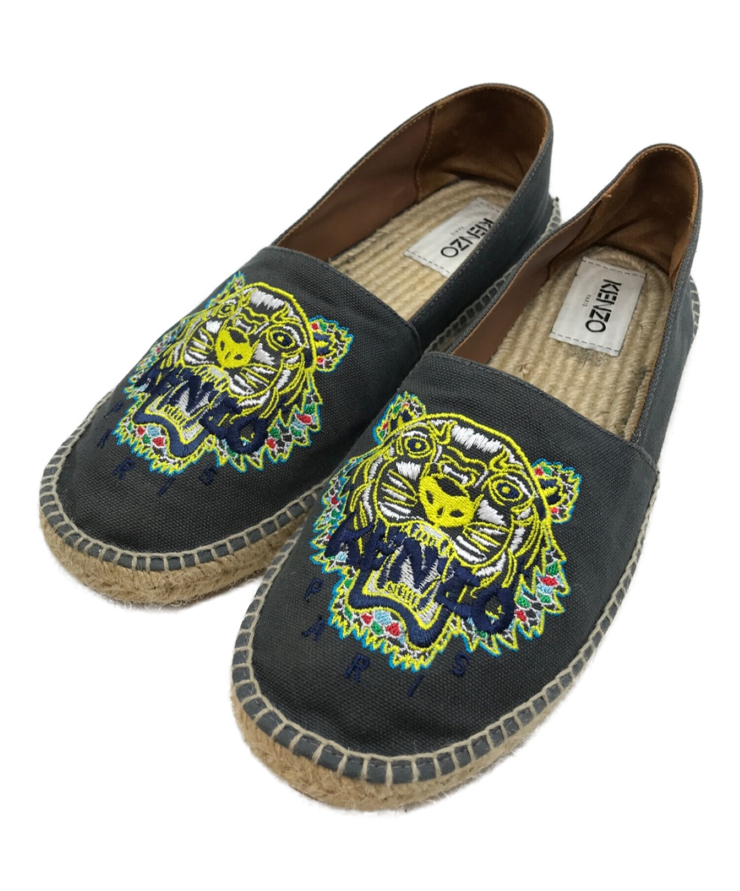 中古・古着通販】KENZO (ケンゾー) エスパドリーユ グレー サイズ:43 
