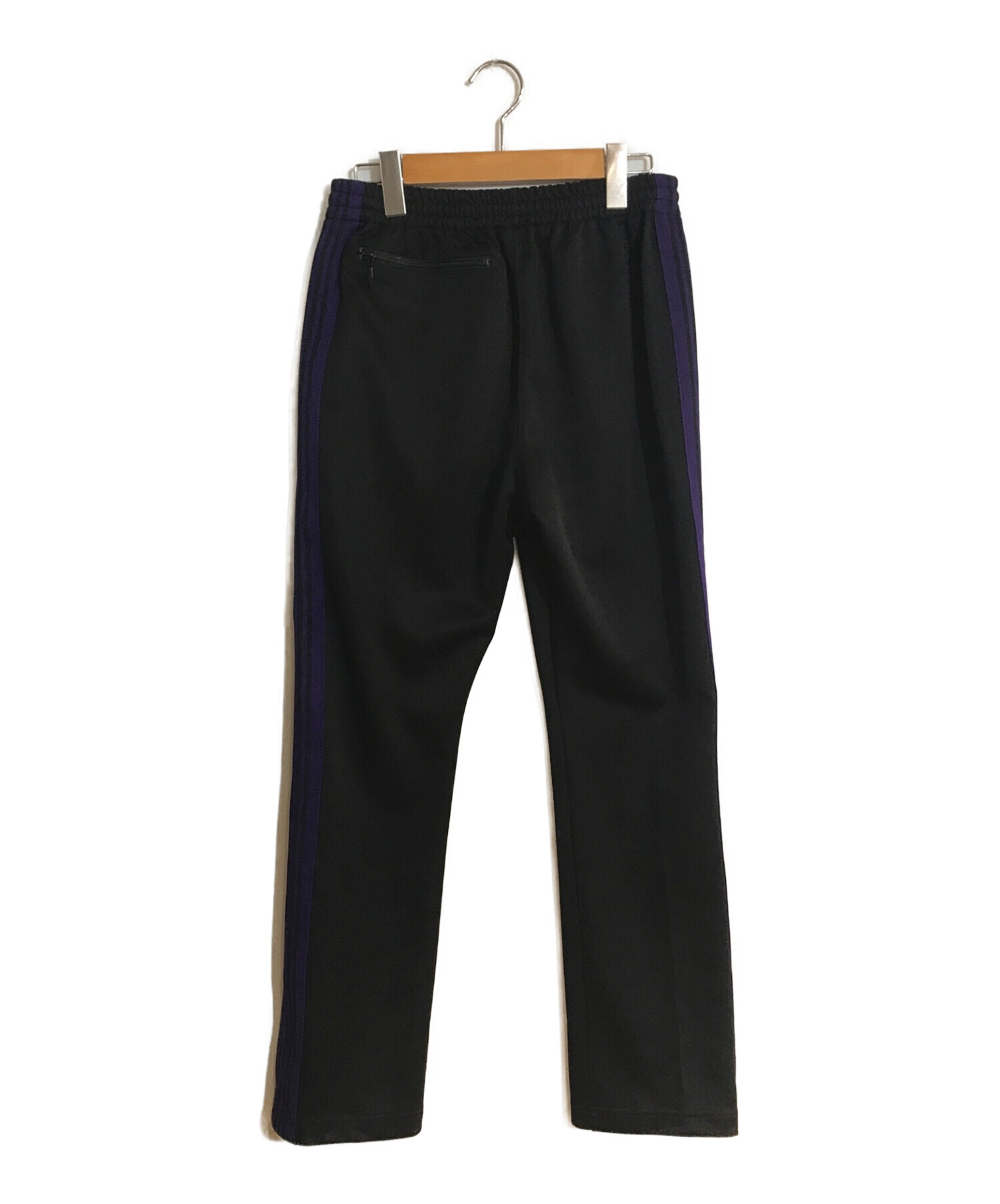 Needles (ニードルス) Narrow Track Pants/ナイロントラックパンツ black ?? purple サイズ:SIZE XS