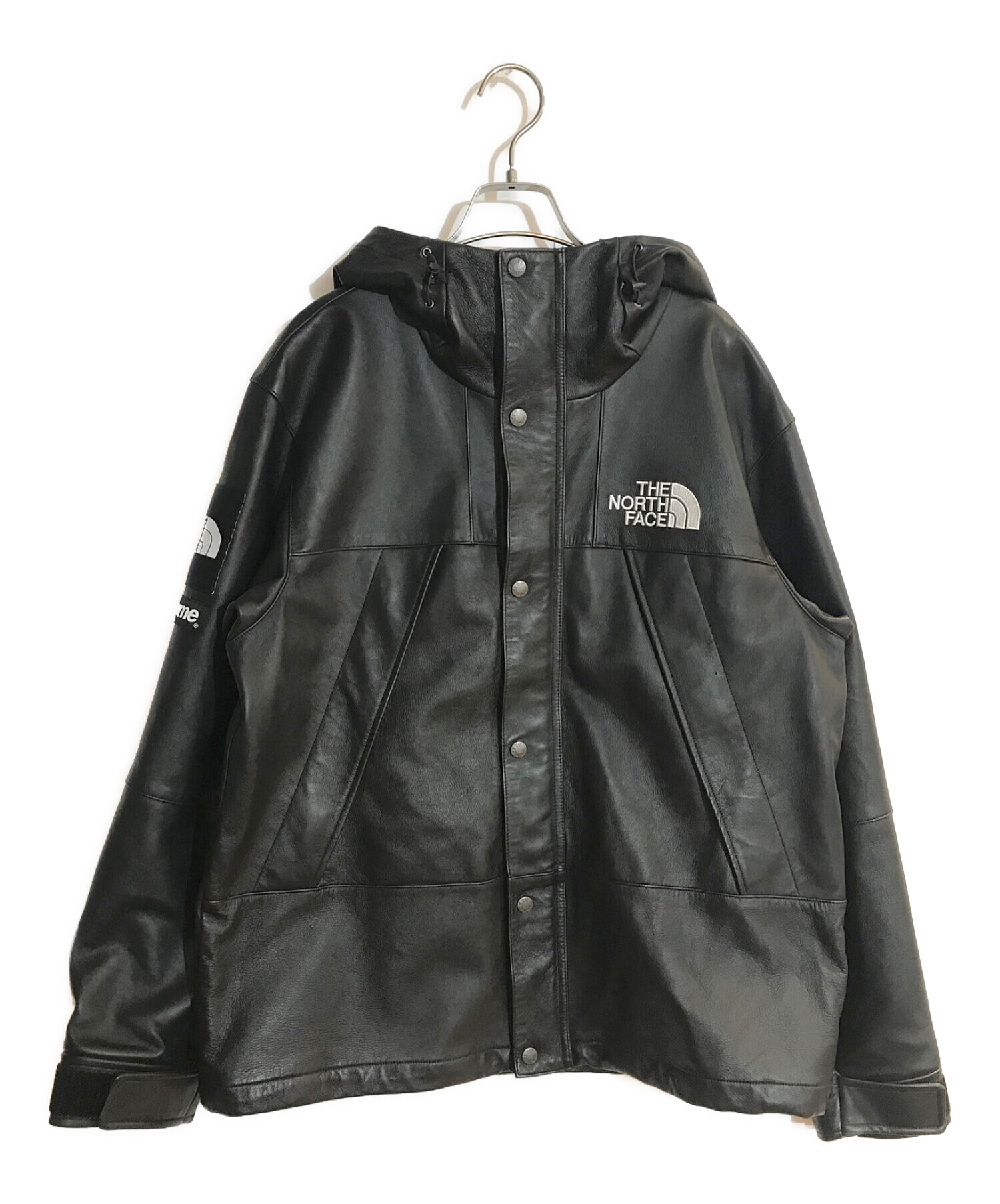 SUPREME (シュプリーム) THE NORTH FACE (ザ ノース フェイス) Leather Mountain  Jacket/レザーマウンテンジャケット ブラック サイズ:SIZE M