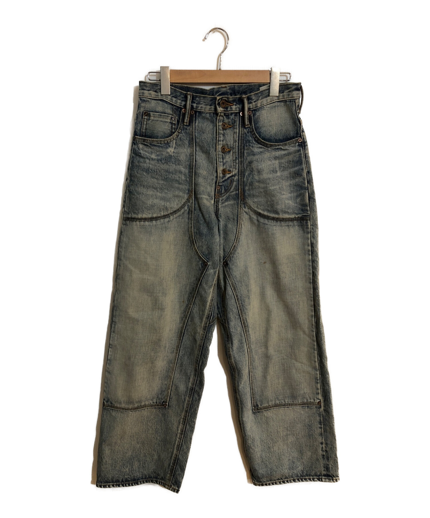 SUGARHILL (シュガーヒル) Faded Double Knee Denim Pants ブルー サイズ:SIZE 76cm (W30)