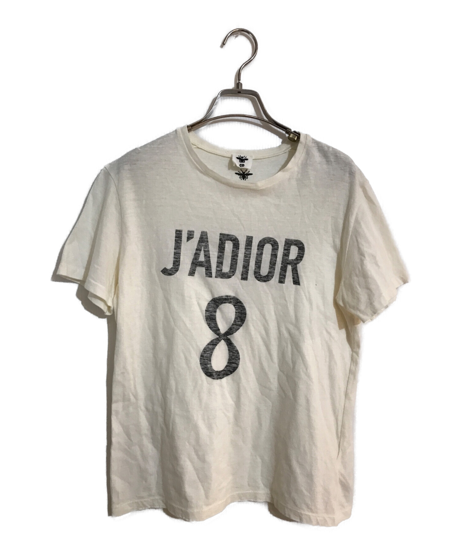 Christian Dior (クリスチャン ディオール) J'ADIOR 8 半袖Tシャツ アイボリー サイズ:S