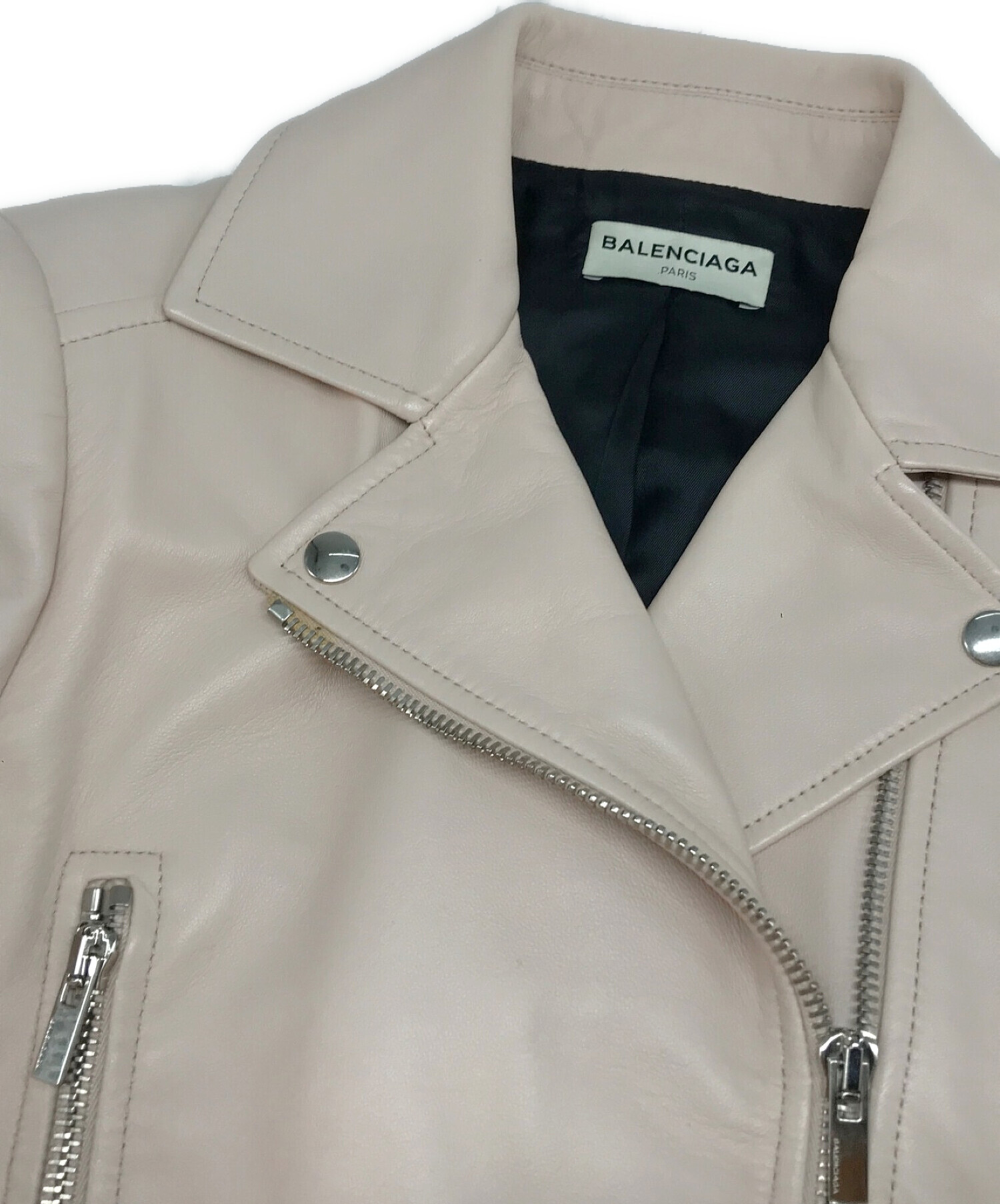 中古・古着通販】BALENCIAGA (バレンシアガ) ラムレザーダブル 
