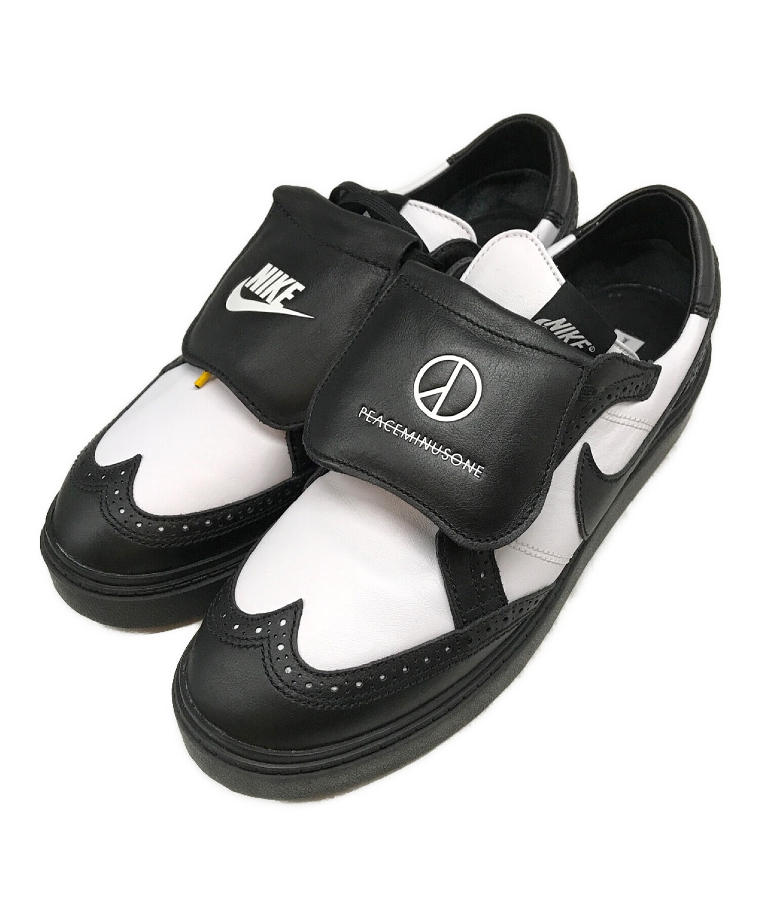 NIKE (ナイキ) PEACEMINUSONE (ピースマイナスワン) Nike x PEACEMINUSONE G-Dragon Kwondo 1  Black and White ブラック×ホワイト サイズ:29.0cm