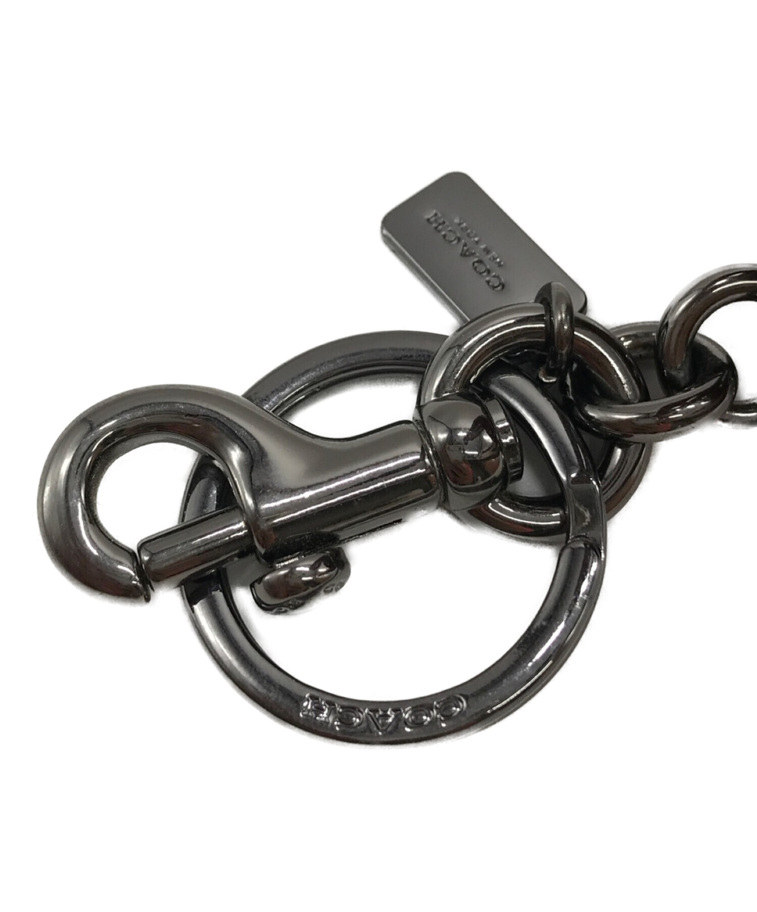 COACH  レキシー キーホルダー 虹色 メタル製 ✨極美品✨COACH コーチ キーホルダー チャーム 恐竜 レキシー