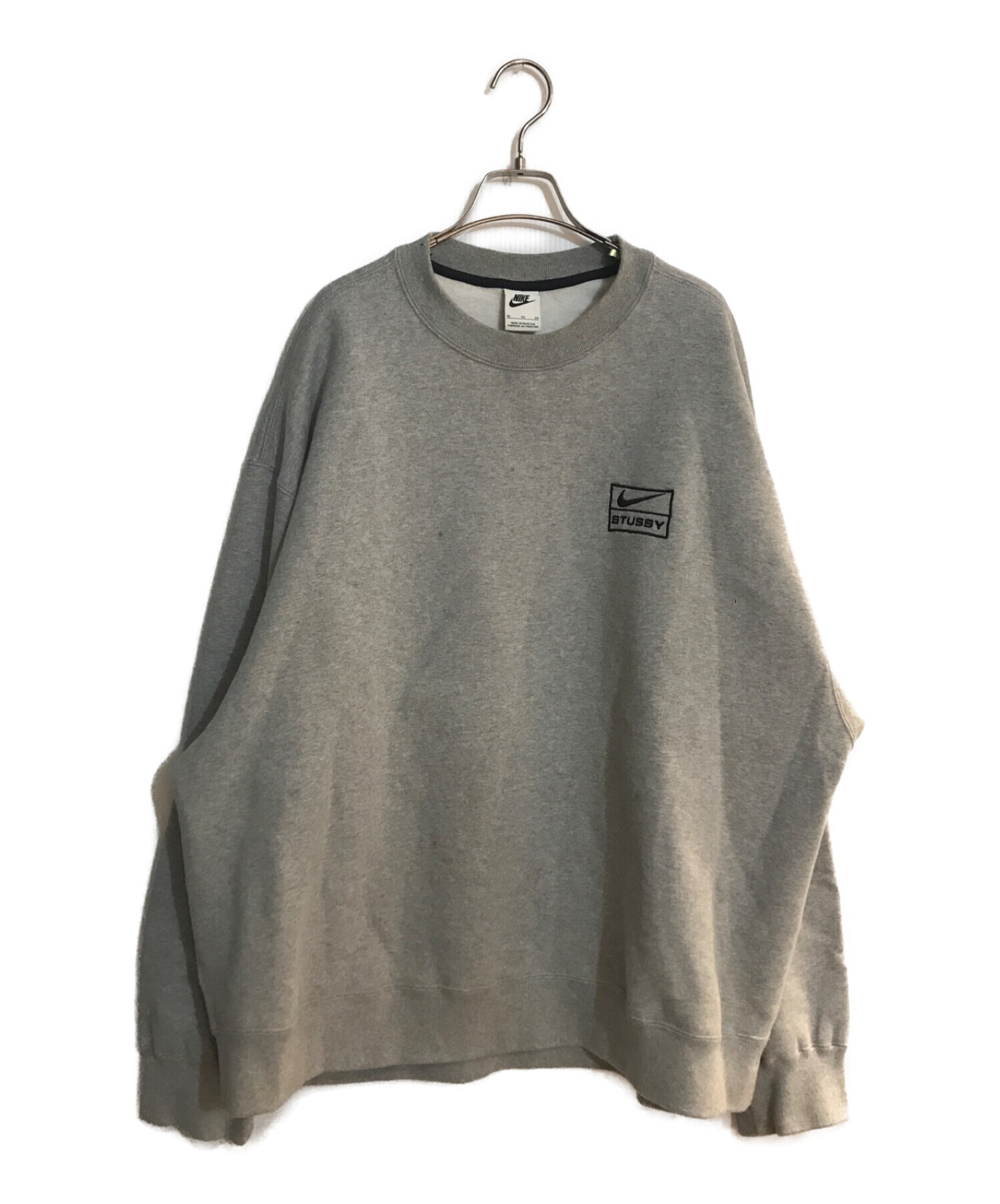 Stussy Nike コラボ クルーネック スウェット グレー