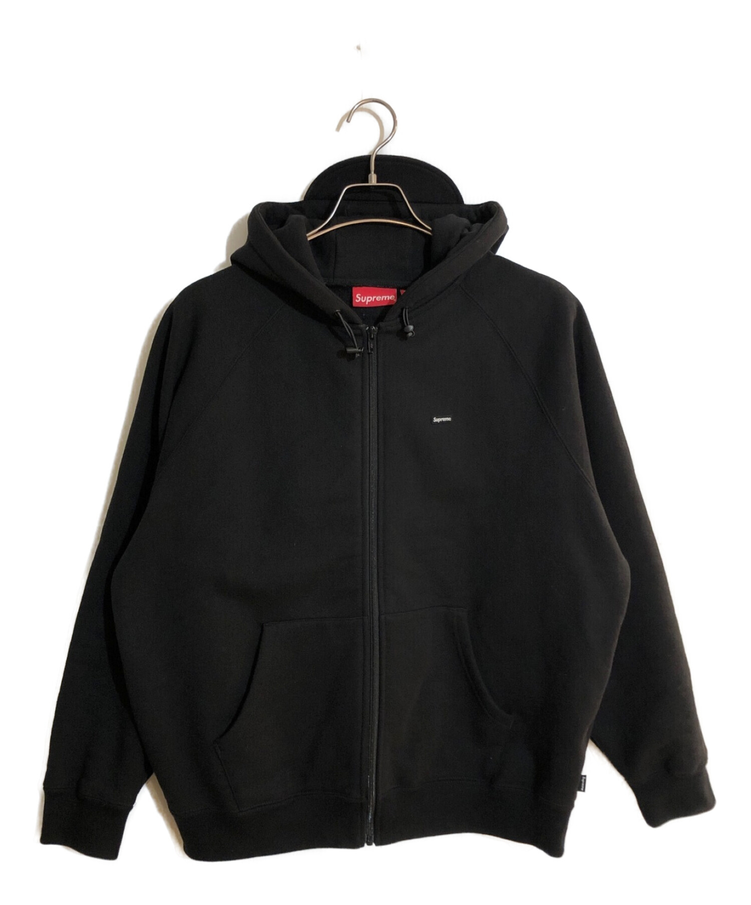 袖丈長袖【新品未使用】Supreme Black zip hoodie
