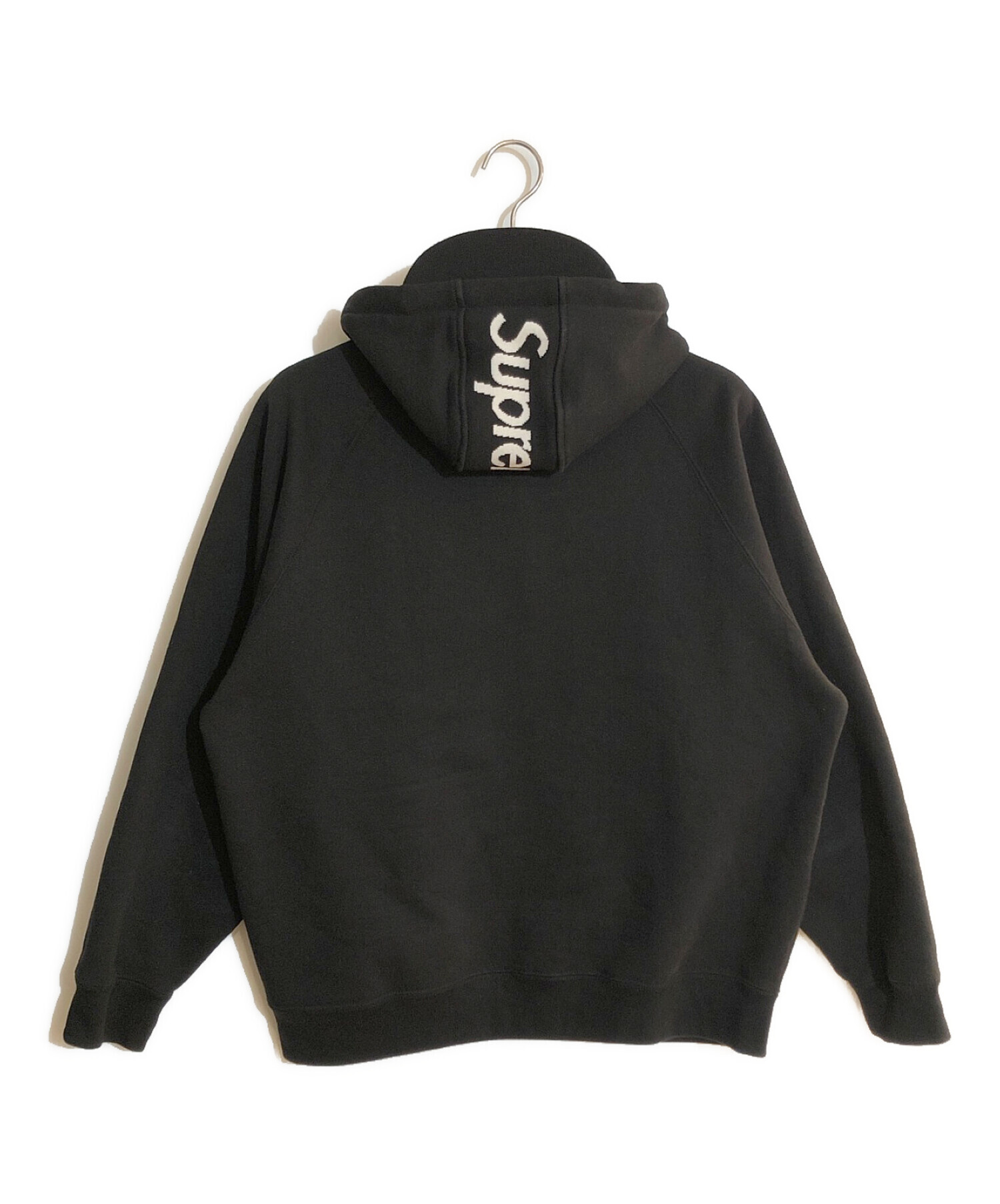 SUPREME (シュプリーム) Brim Zip Up Hooded Sweatshirt/ブリムジップアップフーデットジャケット ブラック  サイズ:SIZE M