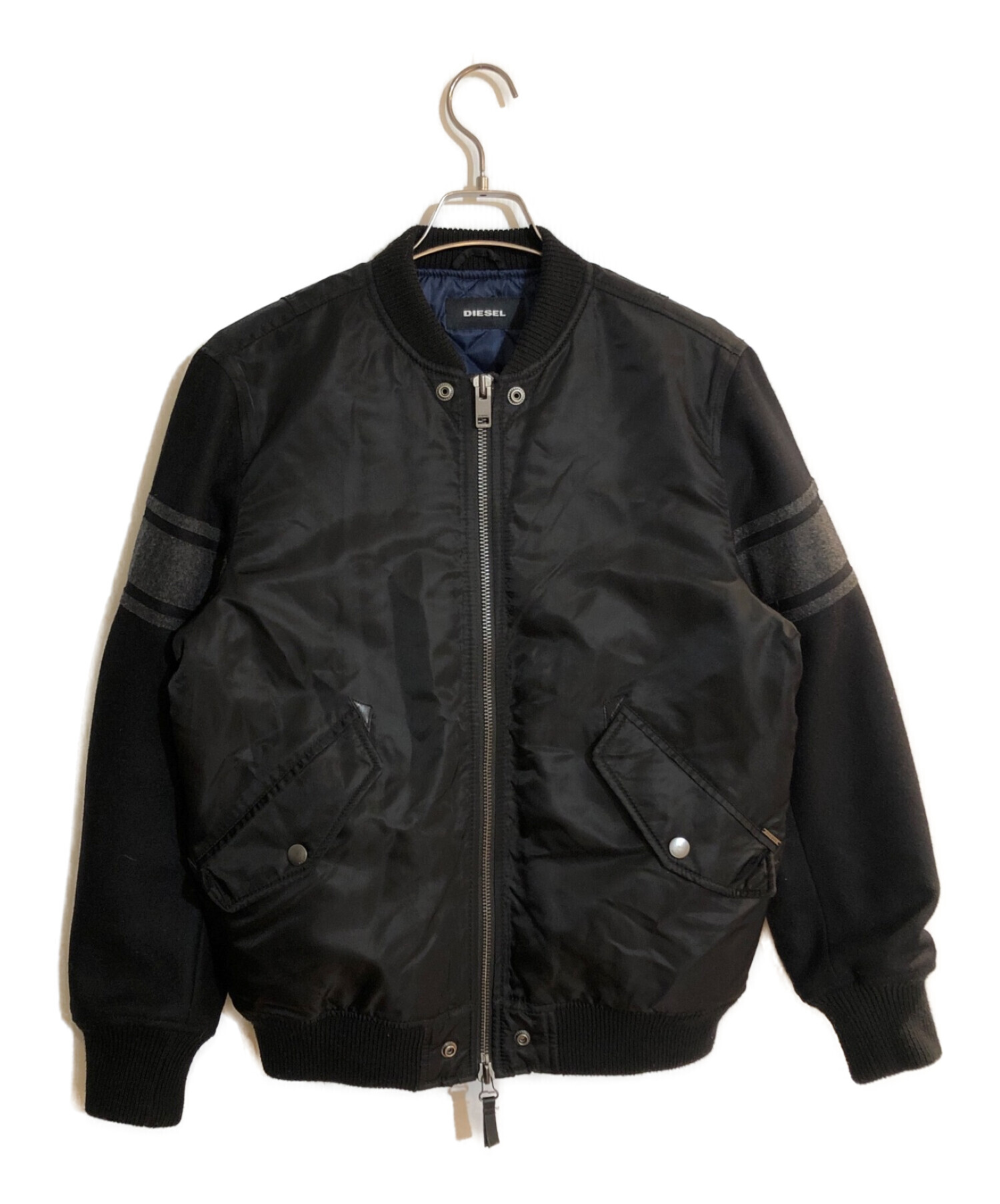 diesel レザージャケット MA-1タイプ ✨極美品✨DIESEL ボンバー diesel レザージャケット MA-1タイプ ✨極美品✨DIESEL ボンバー