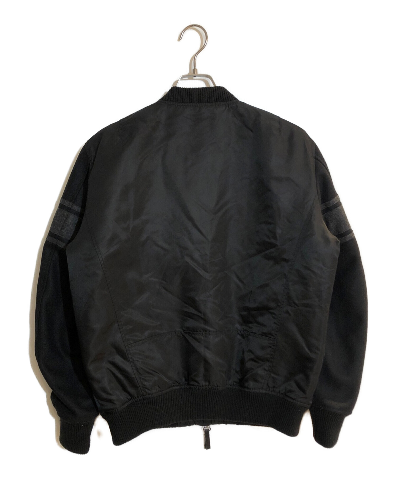 中古・古着通販】DIESEL (ディーゼル) W-KNIT-TYPE BOMBER JACKET MA-1 