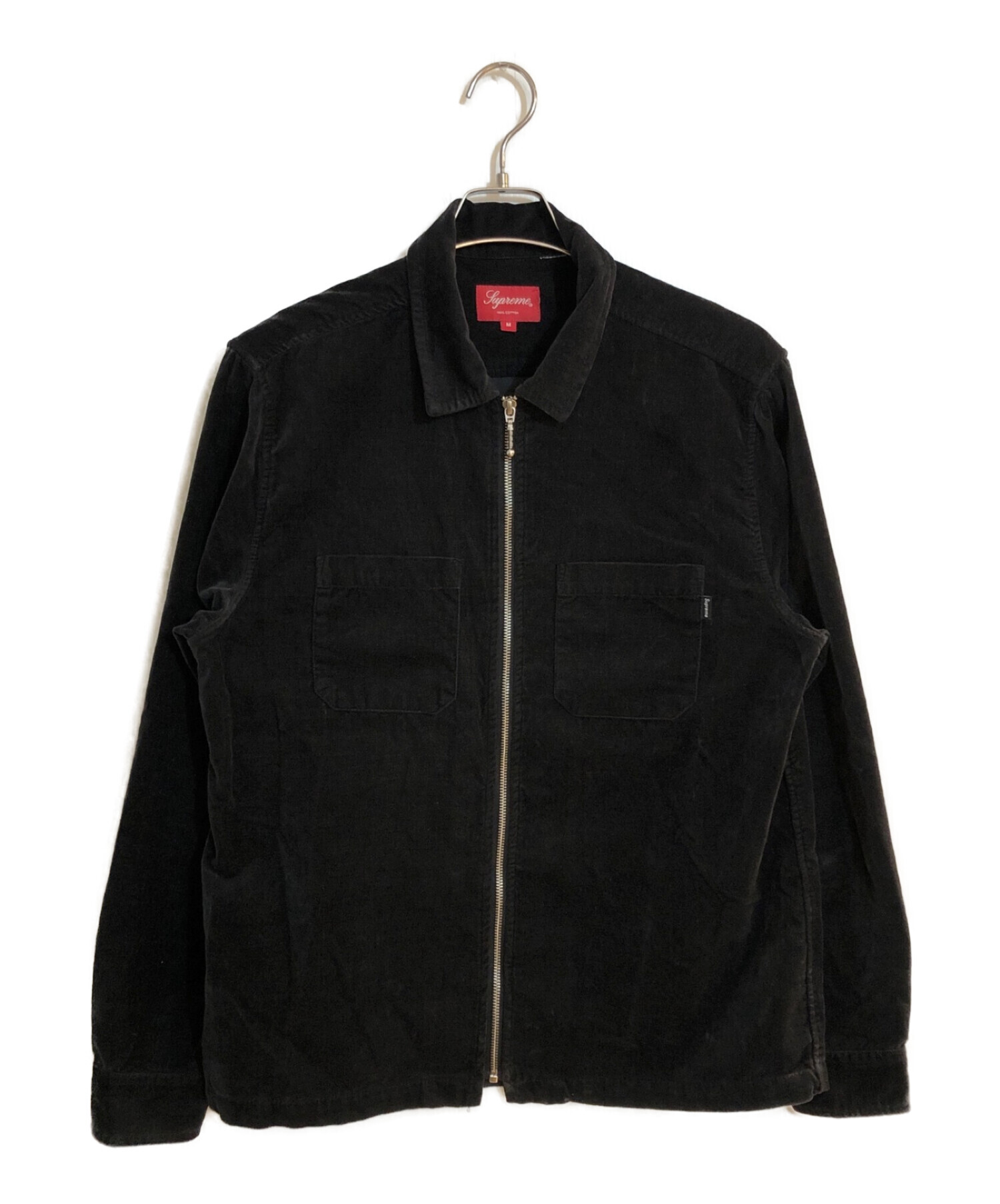 中古・古着通販】SUPREME (シュプリーム) 18SS Velvet Zip Up Shirt 