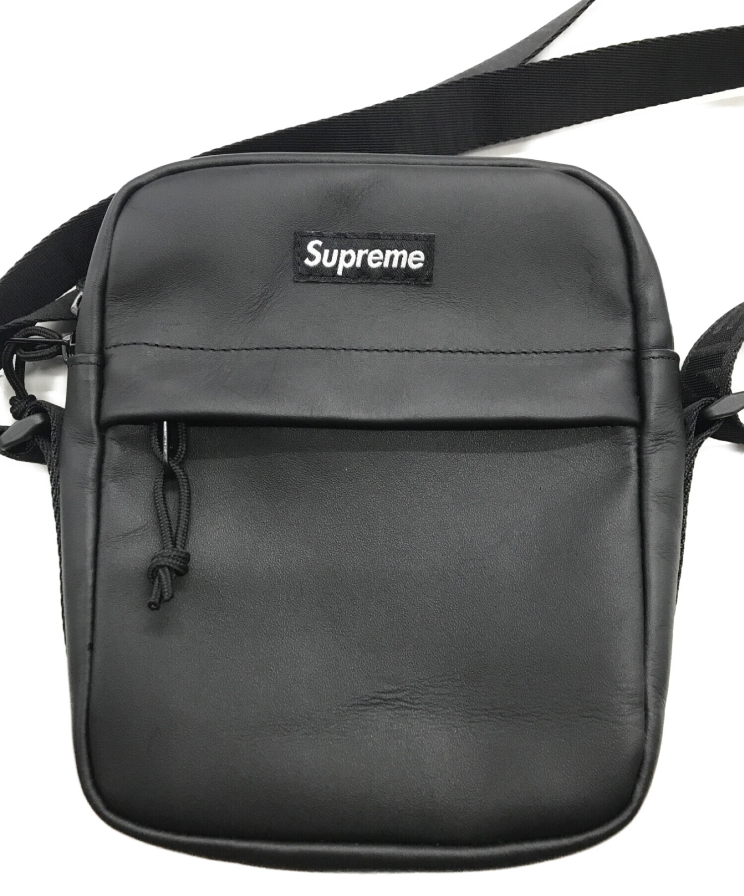 Supreme 23FW leather shoulder bag brack商品の状態は新品未使用