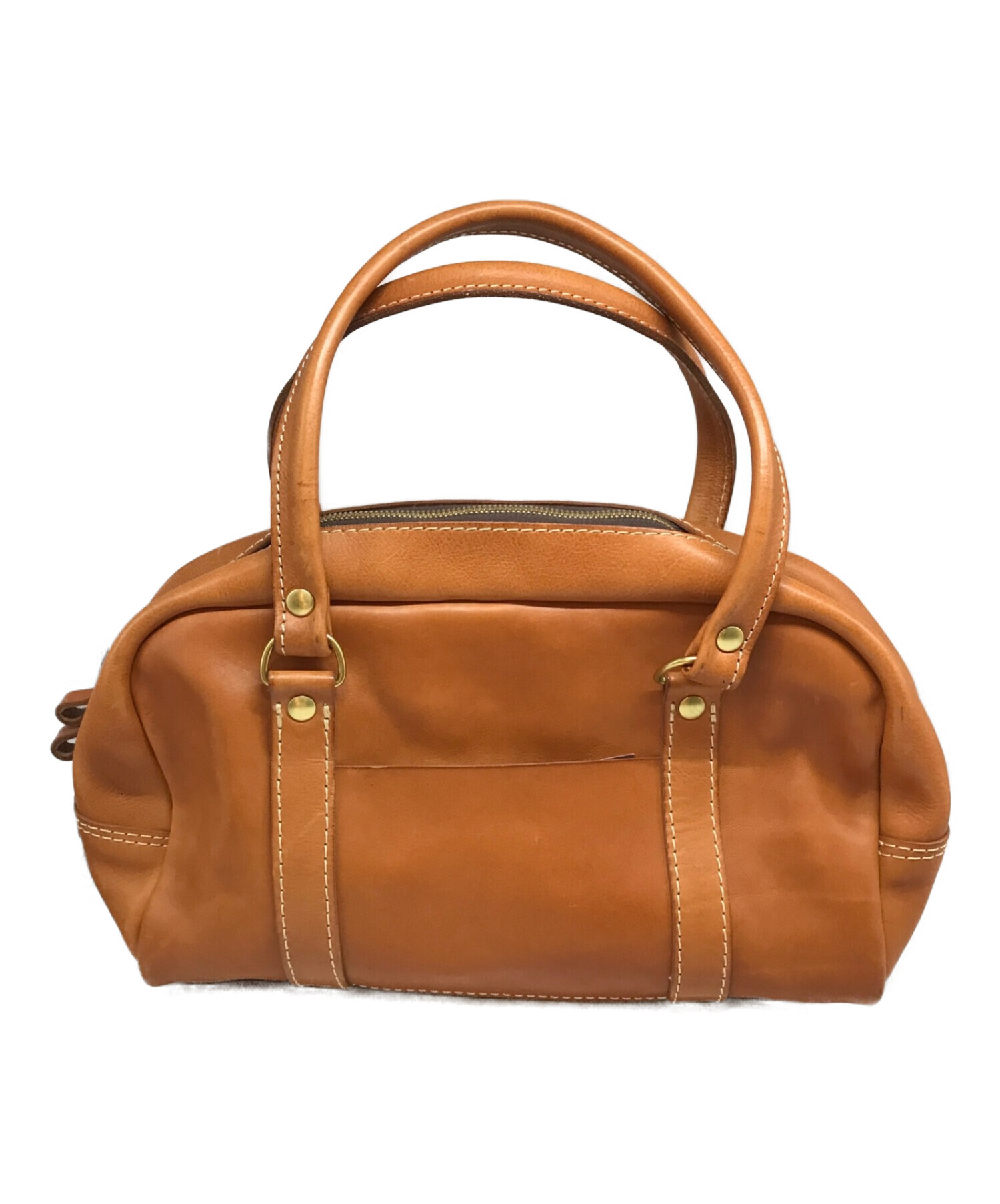 ヘルツherz ファスナータイプ ボストンバッグ