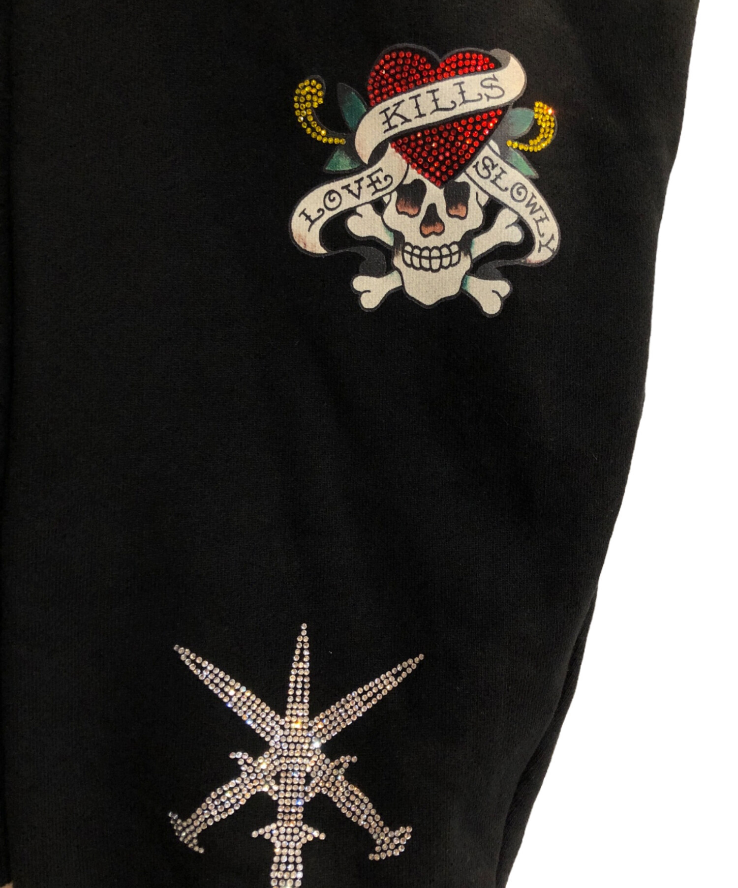 UNKNOWN x ED HARDY 可愛くっ RHINESTONE エドハーディ