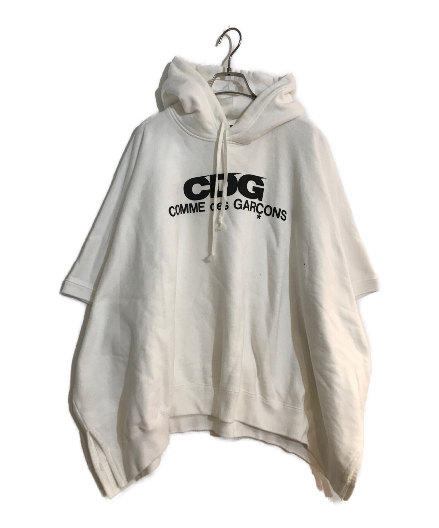 中古・古着通販】CDG (シーディージー) ロゴ プリント ポンチョ 