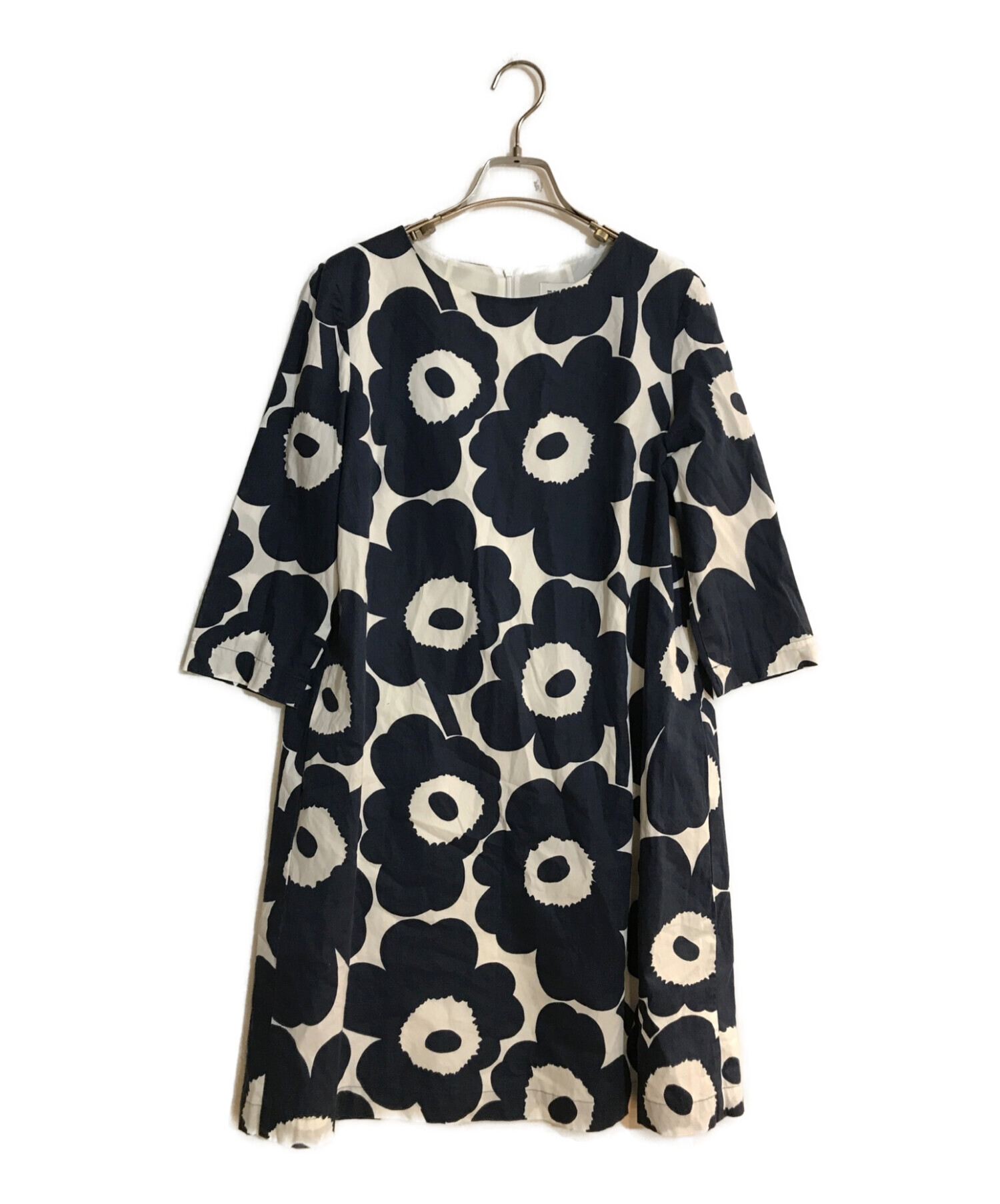 中古・古着通販】marimekko (マリメッコ) ウニッコブラウスワンピース 