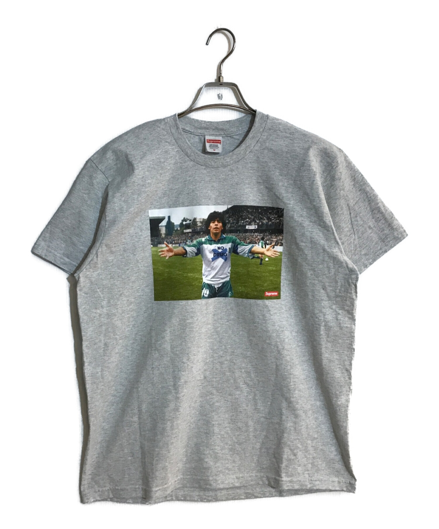 Supreme Maradona tee グレー