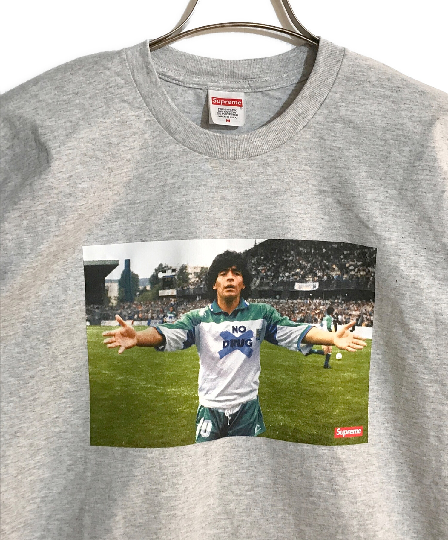 中古・古着通販】Supreme (シュプリーム) Maradona Tee グレー サイズ 