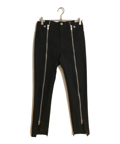 LIMI feu Stretch Drill Skinny Zip Pants